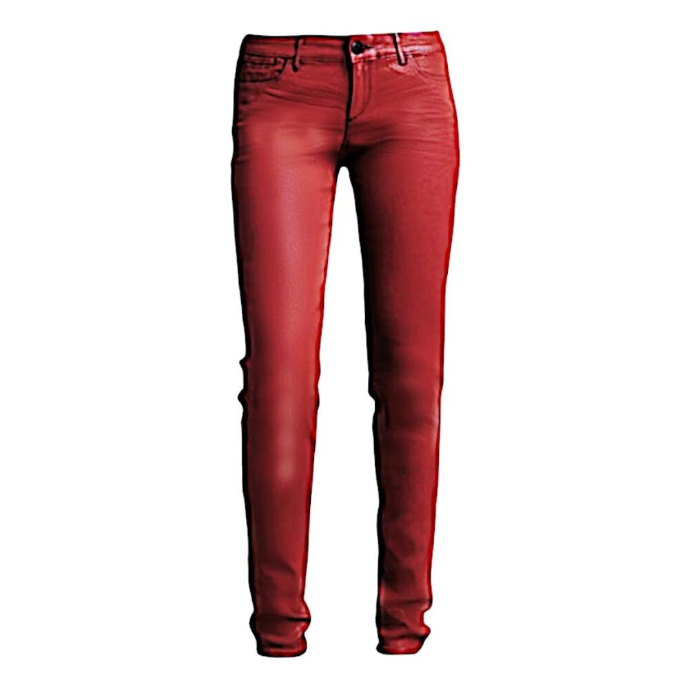 Habitual Coated Pants in Red | Size 26